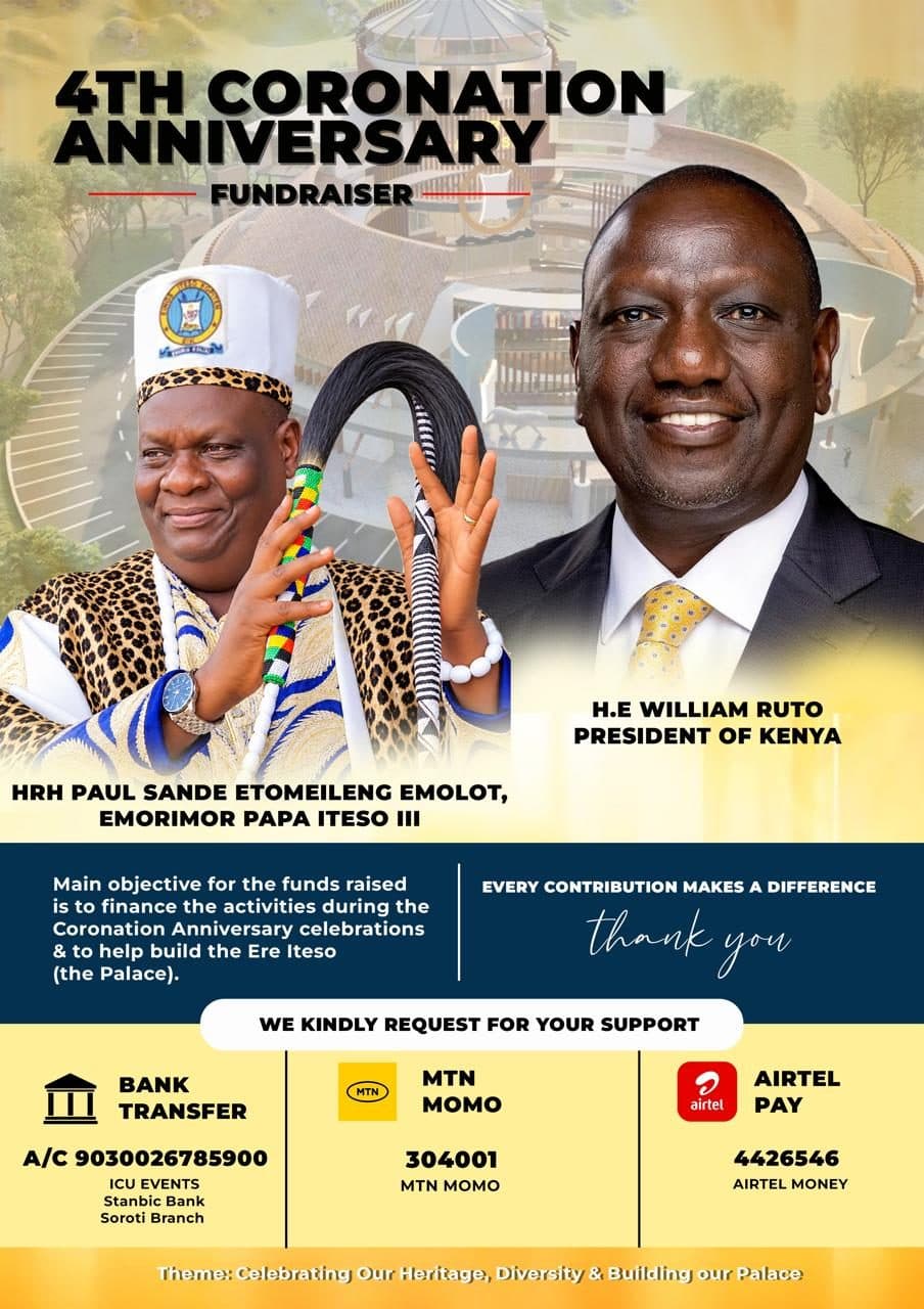 HRH Emorimor III 4th Coronation Anniversary poster